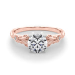 14kt White Gold Semi-Mount Engagement Ring with 1/20 ct tw Diamonds - STYLE 