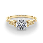 14kt White Gold Semi-Mount Engagement Ring with 1/20 ct tw Diamonds - STYLE 