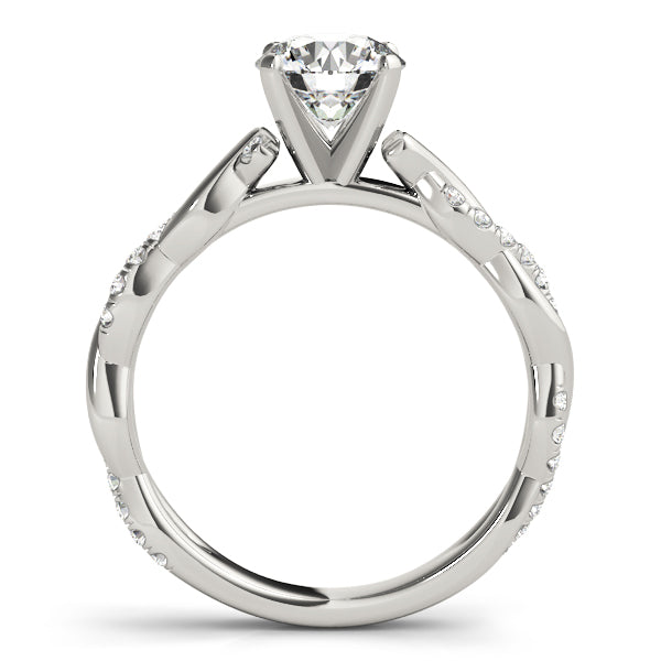 BRAIDED SHANK ENGAGEMENT RING