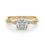 Elegant 1/2 CT Solitaire Engagement Ring in 14kt White Gold
