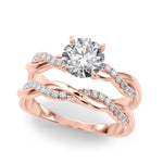 Elegant 1/2 CT Solitaire Engagement Ring in 14kt White Gold
