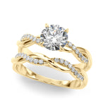 Elegant 1/2 CT Solitaire Engagement Ring in 14kt White Gold