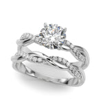 Elegant 1/2 CT Solitaire Engagement Ring in 14kt White Gold