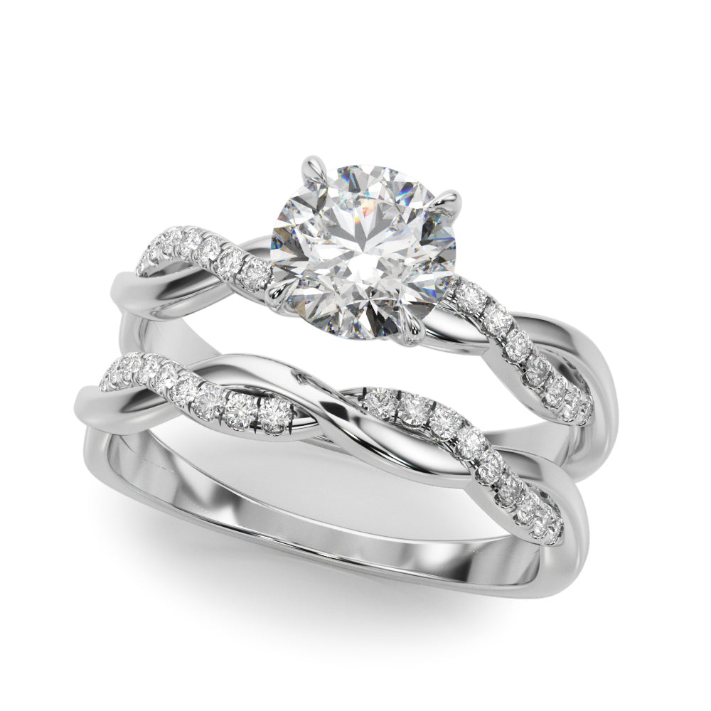Elegant 1/2 CT Solitaire Engagement Ring in 14kt White Gold
