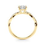 Elegant 1/2 CT Solitaire Engagement Ring in 14kt White Gold