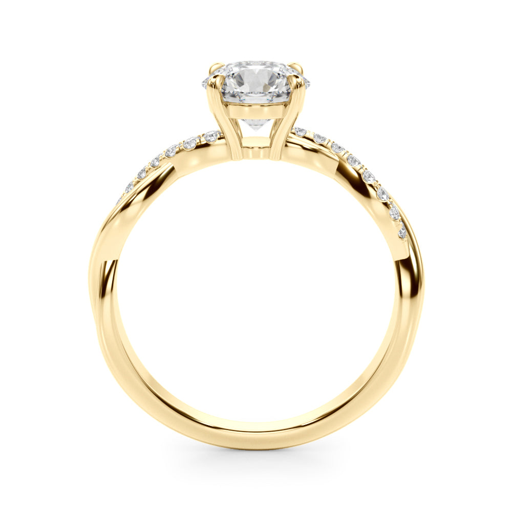 Elegant 1/2 CT Solitaire Engagement Ring in 14kt White Gold