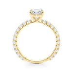 Exquisite 14kt White Gold Engagement Ring Semi-Mount with 5/8 ct. tw. SI1-SI2, G-H Diamonds - Center Stone Not Included