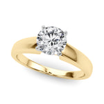 Exquisite 14kt White Gold Semi-Mount Ring Setting - Remount Your Dream Diamond