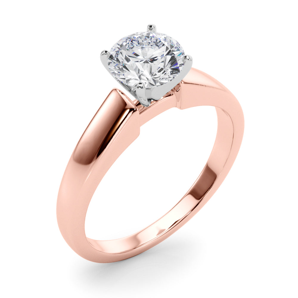 Exquisite 14kt White Gold Semi-Mount Ring Setting - Remount Your Dream Diamond
