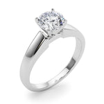 Exquisite 14kt White Gold Semi-Mount Ring Setting - Remount Your Dream Diamond