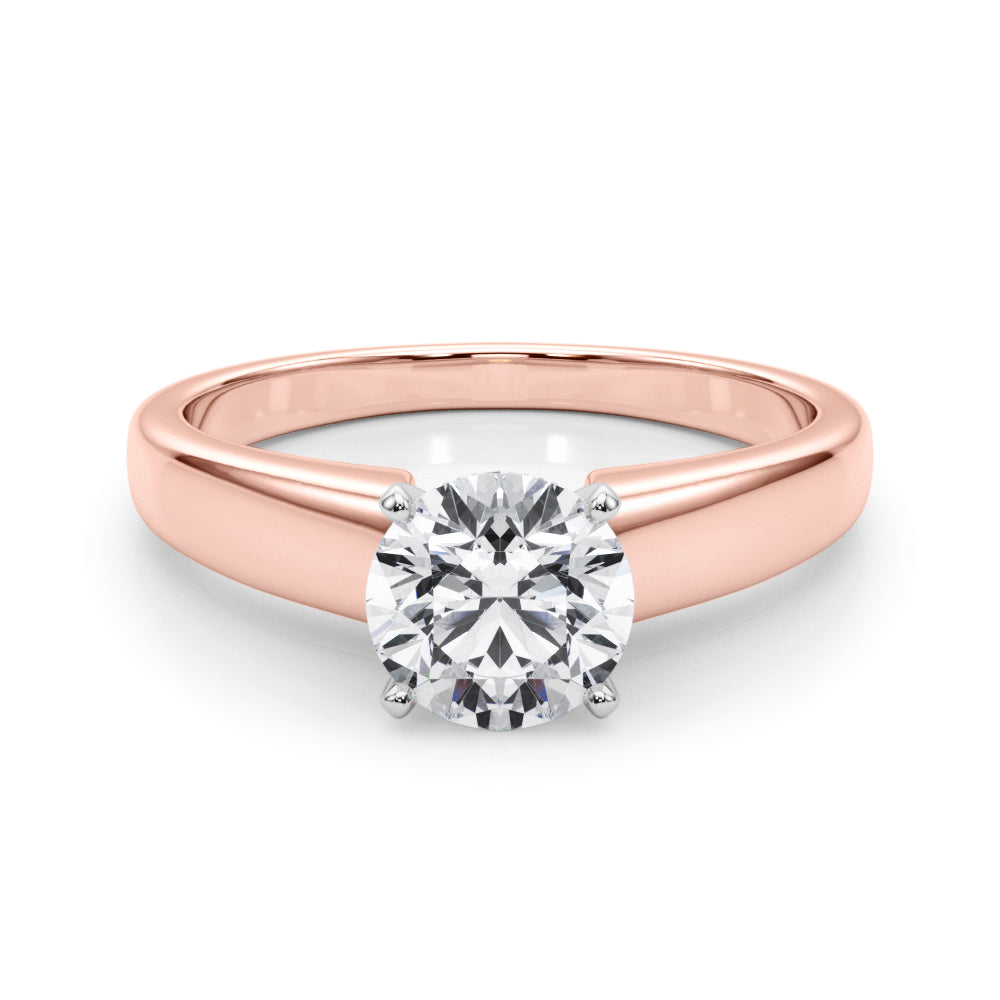 Exquisite 14kt White Gold Semi-Mount Ring Setting - Remount Your Dream Diamond