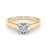 Exquisite 14kt White Gold Semi-Mount Ring Setting - Remount Your Dream Diamond