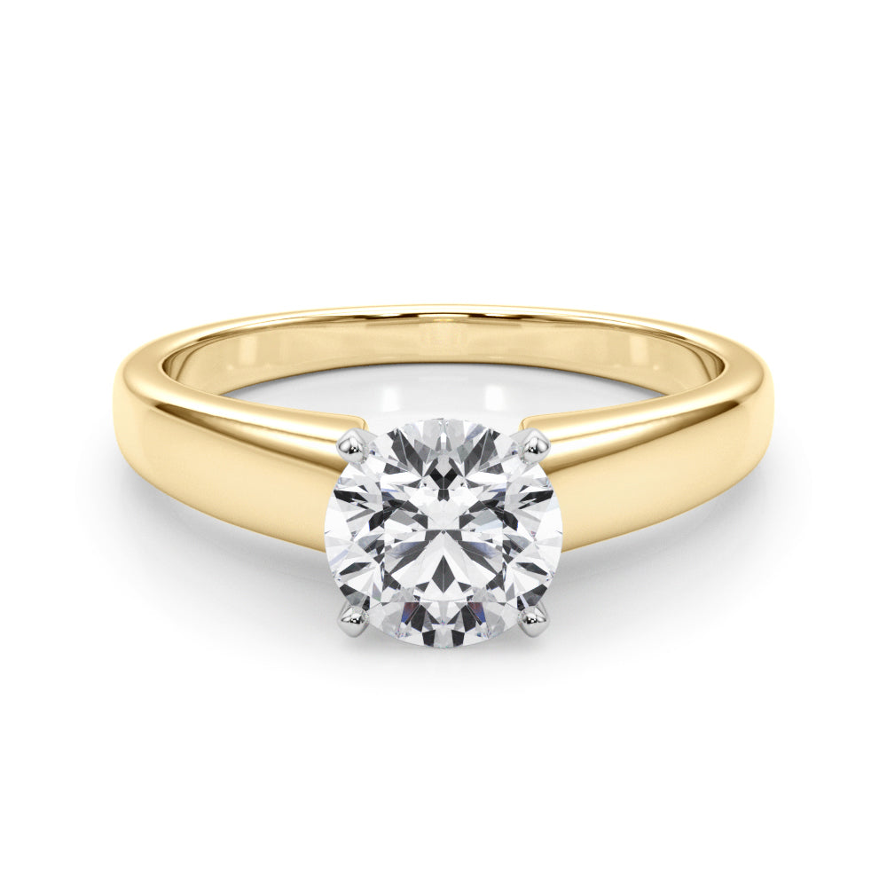 Exquisite 14kt White Gold Semi-Mount Ring Setting - Remount Your Dream Diamond