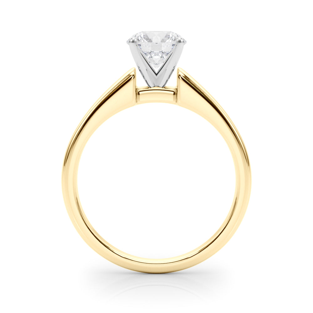 Exquisite 14kt White Gold Semi-Mount Ring Setting - Remount Your Dream Diamond