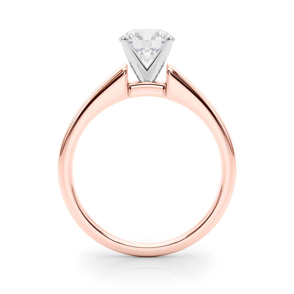 Exquisite 14kt White Gold Semi-Mount Ring Setting - Remount Your Dream Diamond