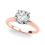 Elegant 14kt White Gold Remount Ring Setting - Style 