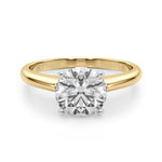 Elegant 14kt White Gold Remount Ring Setting - Style 