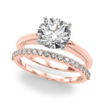 Elegant 14kt White Gold Remount Ring Setting - Style 