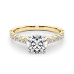Elegant 14k White Gold Remount Ring with 3/8 ct. tw SI1-SI2 G-H Diamonds - Style 