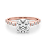 Stunning 14kt White Gold Semi-Mount Ring with 1/4 ct TW Diamonds