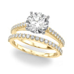 Stunning 14kt White Gold Semi-Mount Ring with 1/4 ct TW Diamonds