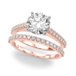 Stunning 14kt White Gold Semi-Mount Ring with 1/4 ct TW Diamonds