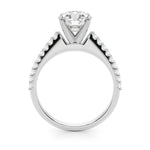 Stunning 14kt White Gold Semi-Mount Ring with 1/4 ct TW Diamonds
