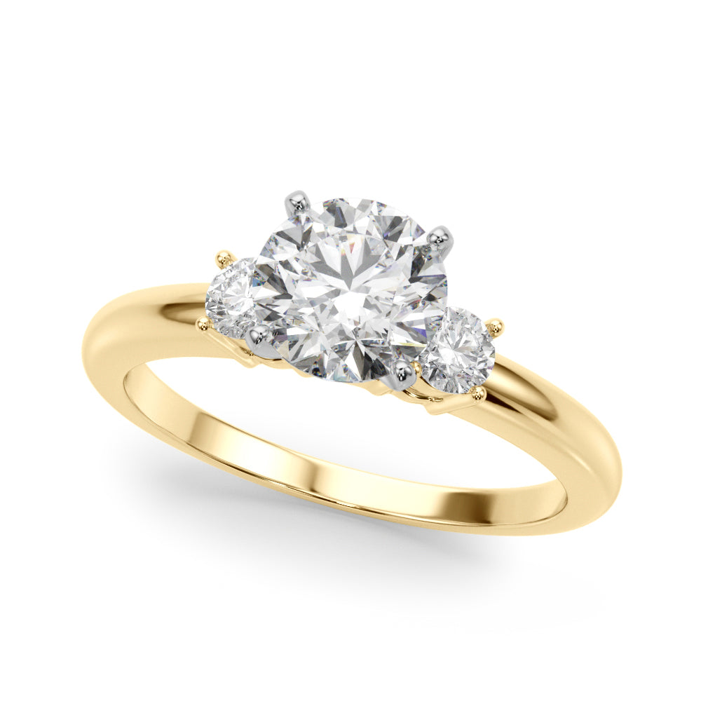 Elegant 14kt White Gold Semi-Mount Diamond Ring - 1/5 ct TW