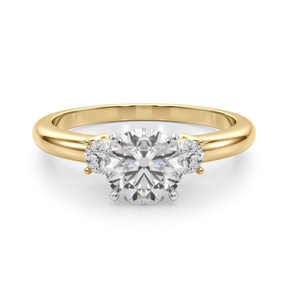 Elegant 14kt White Gold Semi-Mount Diamond Ring - 1/5 ct TW