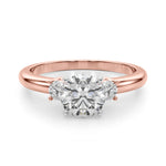 Elegant 14kt White Gold Semi-Mount Diamond Ring - 1/5 ct TW