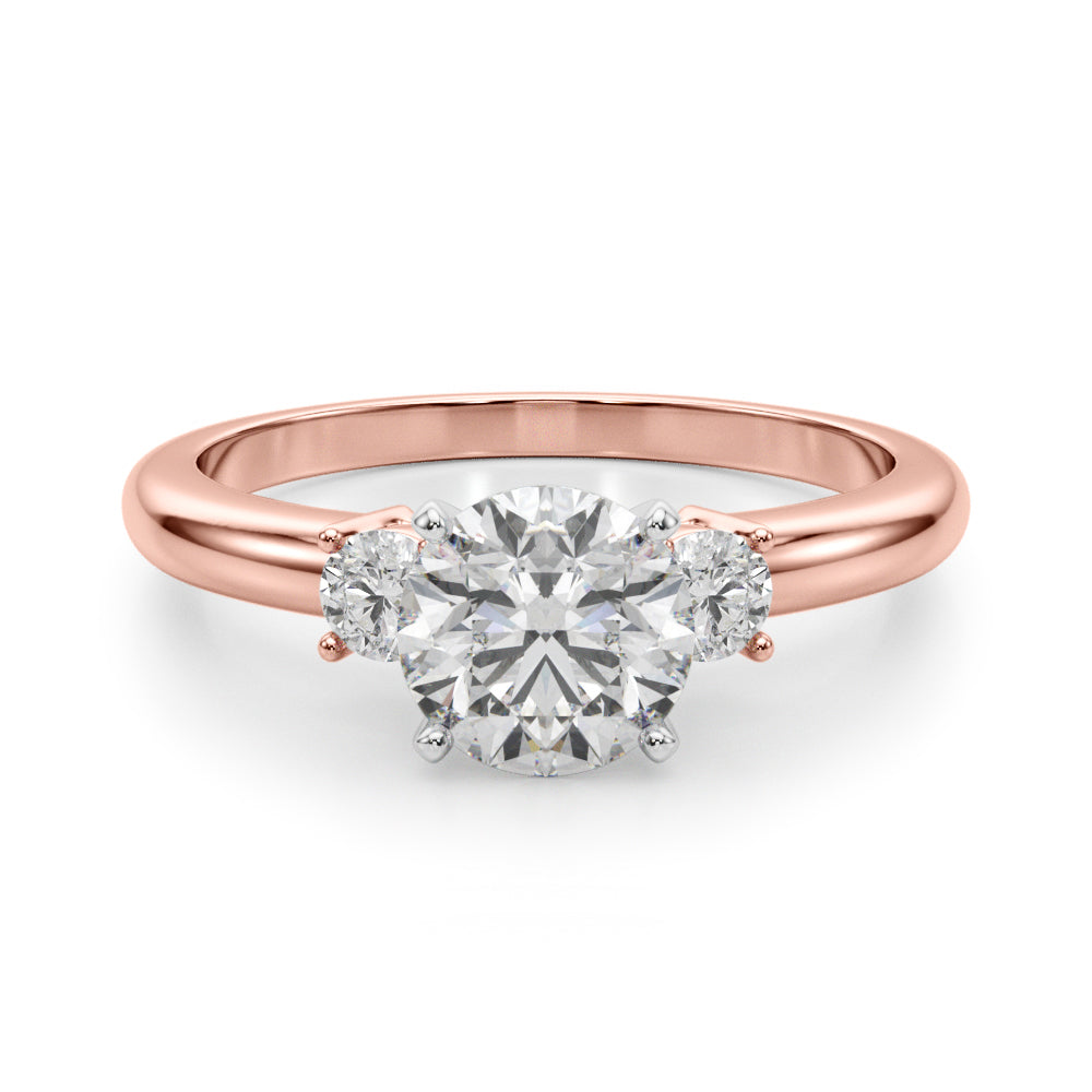 Elegant 14kt White Gold Semi-Mount Diamond Ring - 1/5 ct TW