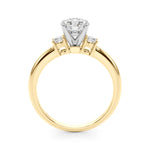 Elegant 14kt White Gold Semi-Mount Diamond Ring - 1/5 ct TW