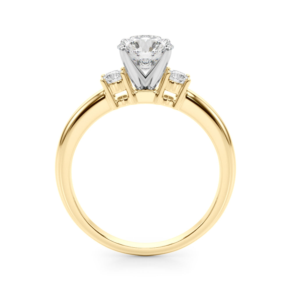 Elegant 14kt White Gold Semi-Mount Diamond Ring - 1/5 ct TW