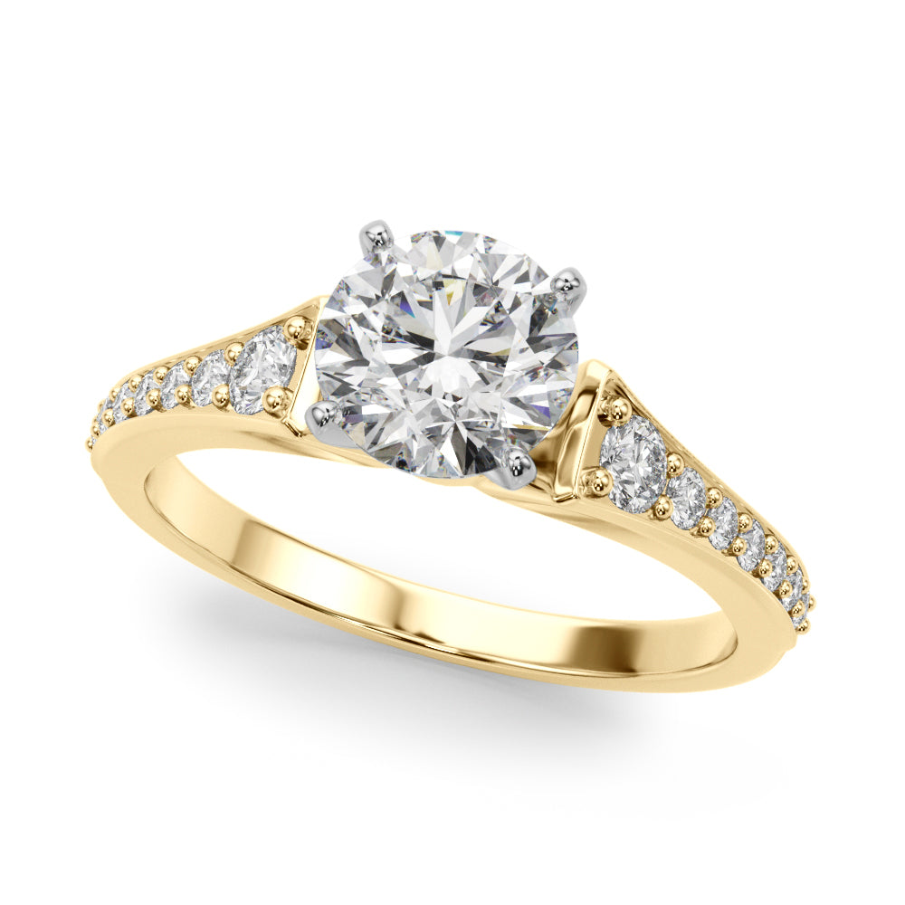 Elegant 14kt White Gold Diamond Remount Ring (2.55 DWT, 1/4 CTW SI1-SI2 G-H)