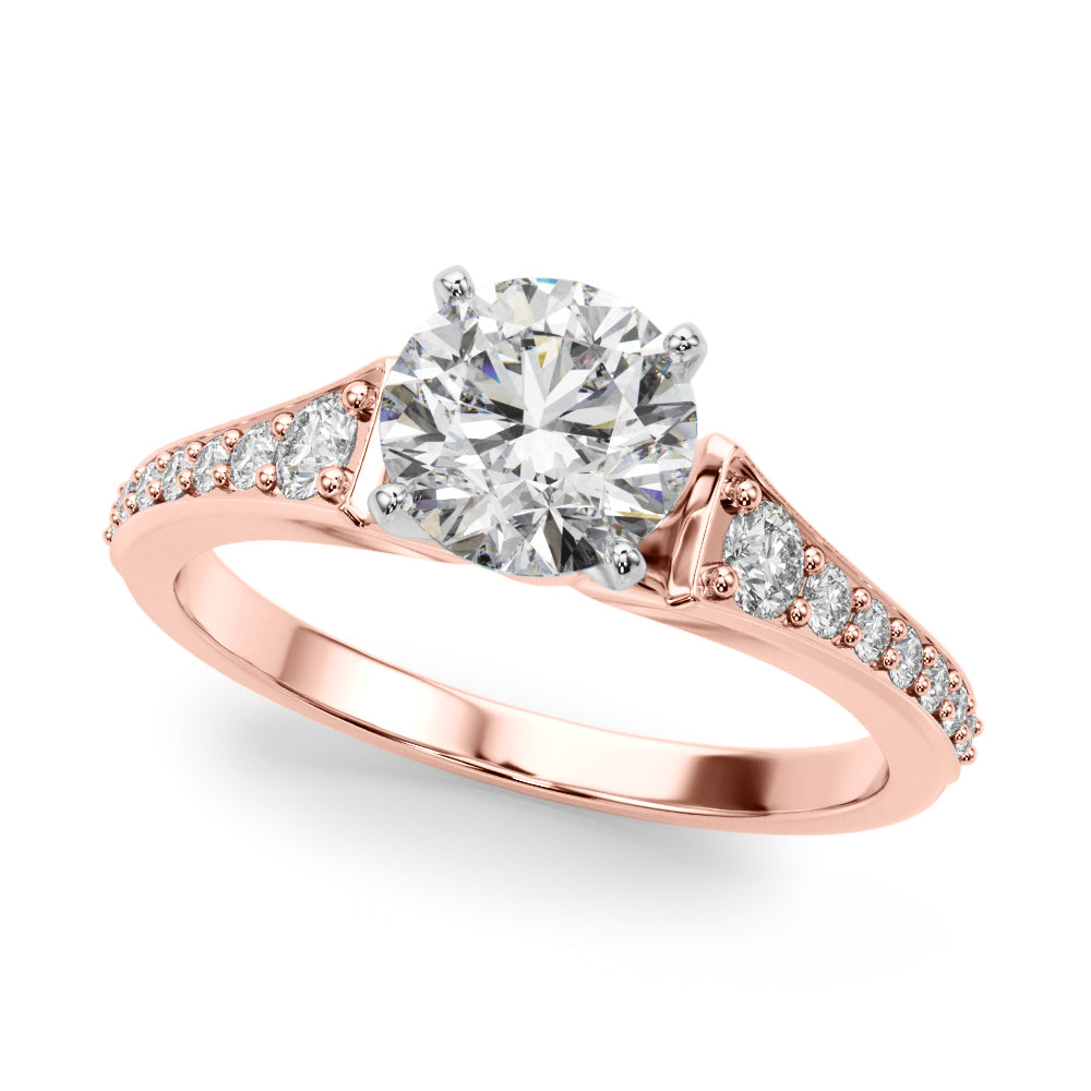 Elegant 14kt White Gold Diamond Remount Ring (2.55 DWT, 1/4 CTW SI1-SI2 G-H)