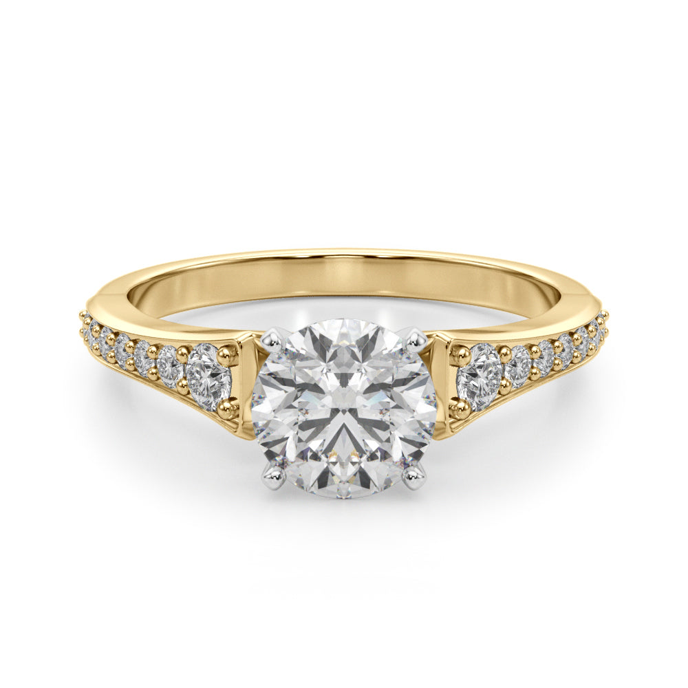 Elegant 14kt White Gold Diamond Remount Ring (2.55 DWT, 1/4 CTW SI1-SI2 G-H)