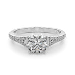 Elegant 14kt White Gold Diamond Remount Ring (2.55 DWT, 1/4 CTW SI1-SI2 G-H)