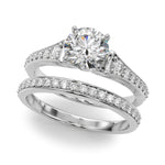 Elegant 14kt White Gold Diamond Remount Ring (2.55 DWT, 1/4 CTW SI1-SI2 G-H)