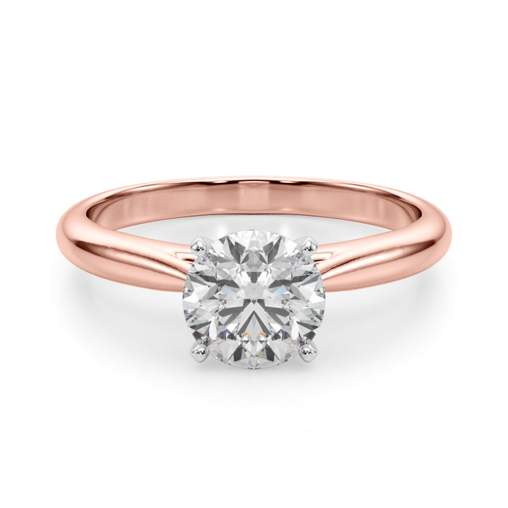 Elegant 14kt White Gold Remount Ring Setting - Style 