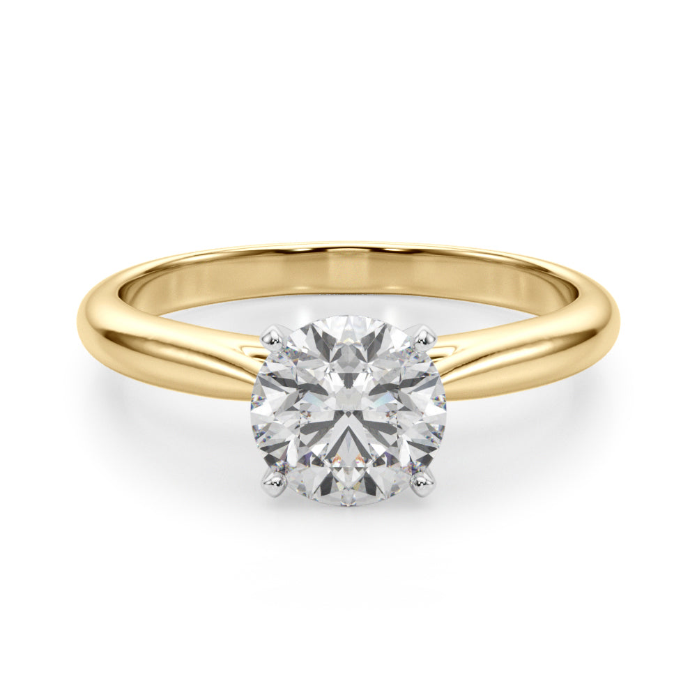 Elegant 14kt White Gold Remount Ring Setting - Style 