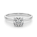 Elegant 14kt White Gold Remount Ring Setting - Style 