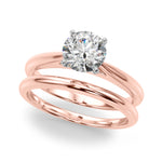 Elegant 14kt White Gold Remount Ring Setting - Style 