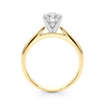 Elegant 14kt White Gold Remount Ring Setting - Style 