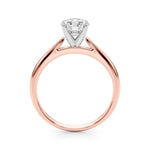 Elegant 14kt White Gold Remount Ring Setting - Style 