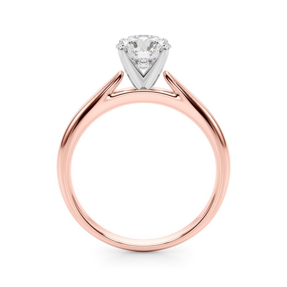 Elegant 14kt White Gold Remount Ring Setting - Style 