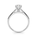 Elegant 14kt White Gold Remount Ring Setting - Style 