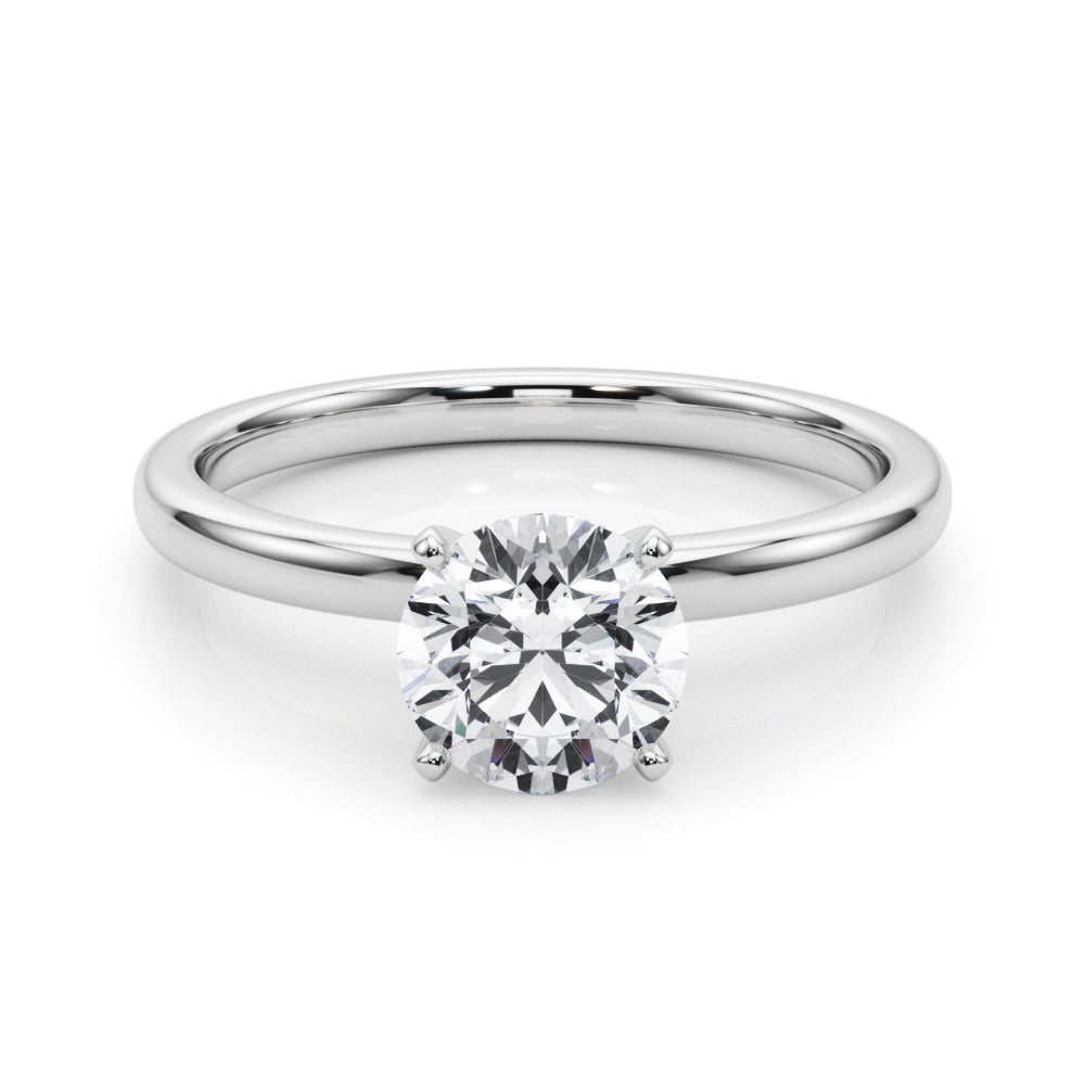 Elegant 14kt White Gold Remount Ring - Approx. 1.72 DWT Polished Weight
