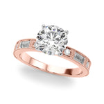 14kt White Gold 1/2 Carat TW SI1-SI2 G-H Remount Engagement Ring