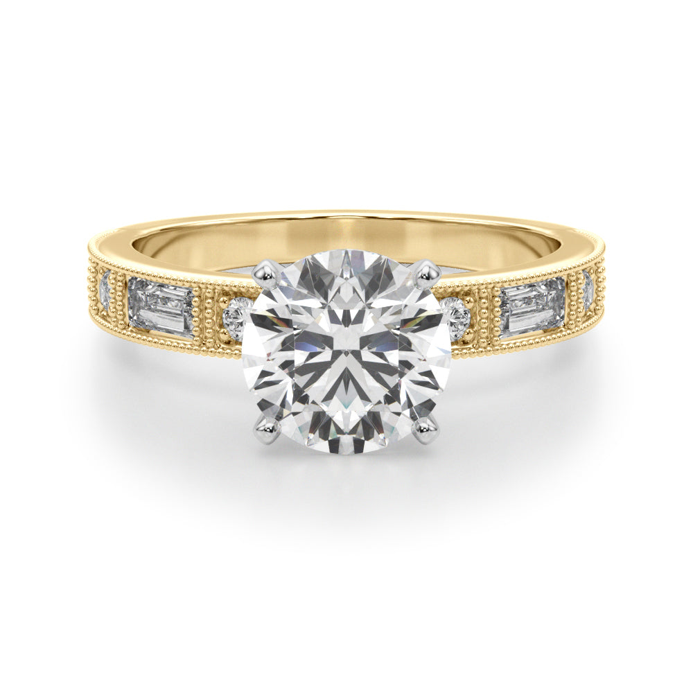 14kt White Gold 1/2 Carat TW SI1-SI2 G-H Remount Engagement Ring