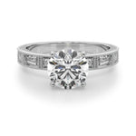 14kt White Gold 1/2 Carat TW SI1-SI2 G-H Remount Engagement Ring